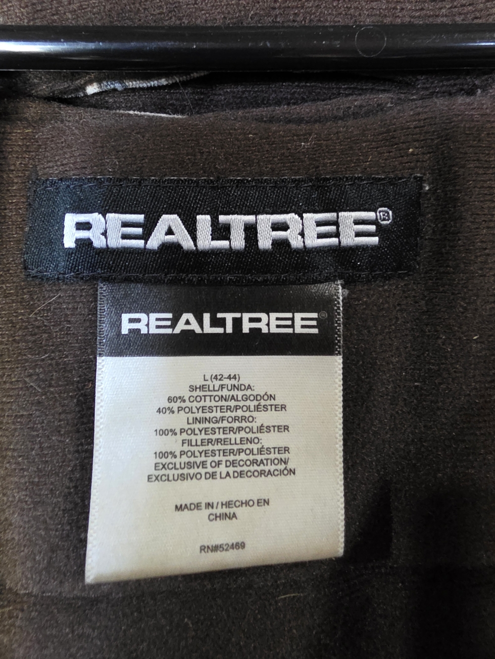 Realtree Jacket Mens Large Xtra Microban Scent Control Fleece Lined Camouflage - Picture 2 of 6